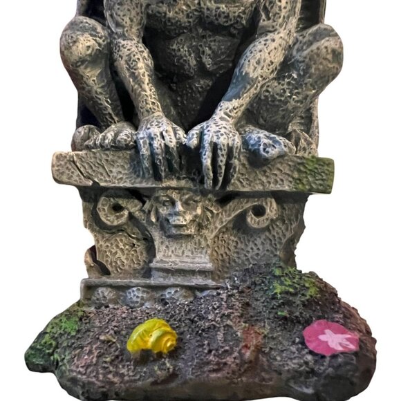 Gargoyle Figurine Resin Statue for Collectors, approx. 5" Tall, 1997, by "BRPB" - Picture 7 of 9